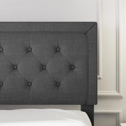 Hegg Tufted Upholstered Platform Bed