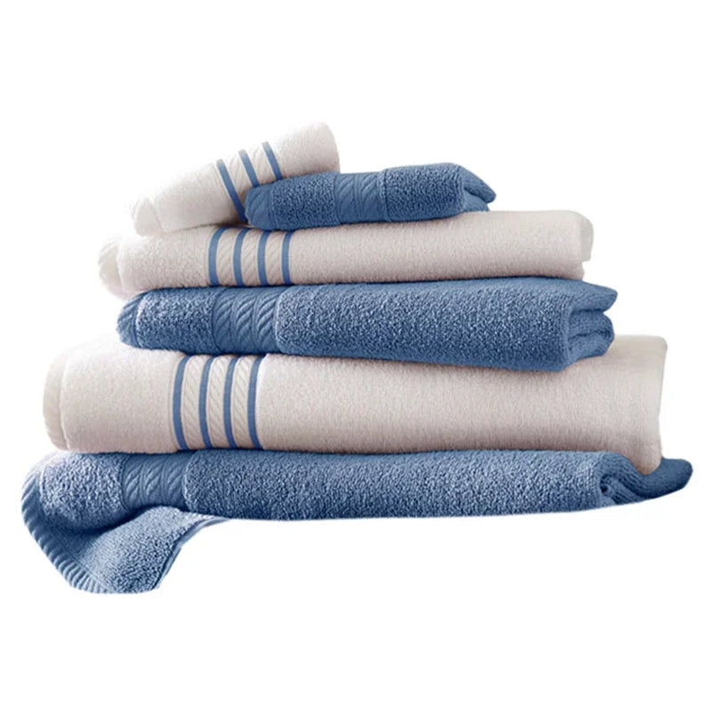 6-Piece 100% Cotton Towel Set