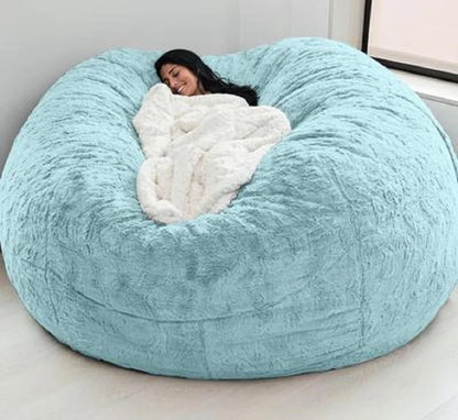 Dropshipping Big Bean Bag Sofa Puff No Filler Floor Seat Futon Lazy Sofa Bed Couch Tatami Comfy Lounge Chair