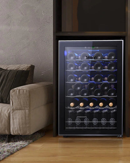 Single Zone 20.28'' Freestanding 36 Bottle Wine Refrigerator