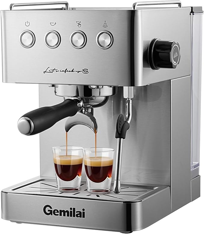 Espresso Machine, Gemilai Professional Espresso