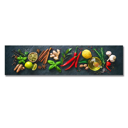 Grains Spices Peppers Food Canvas Art Painting Kitchen Decoration Poster Prints for Dining Room Wall Art Pictures Home Art Decor