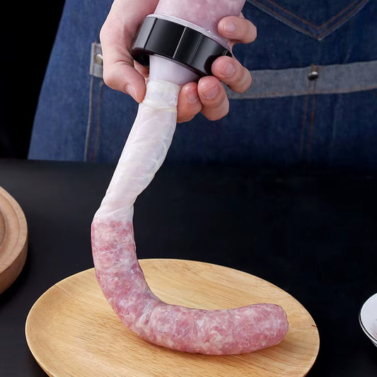 Manual Sausage Maker Manual Sausage Syringe Sausage Filler Homemade Sausage Stuffing Meat Machine Funnel Sausage Syringe