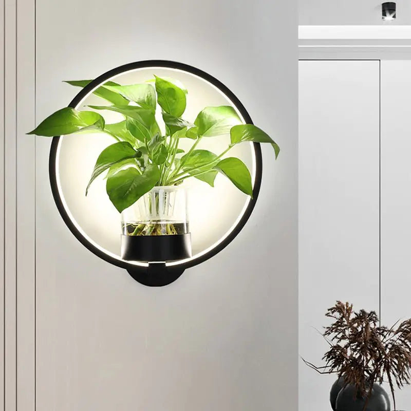 Modern Wall Plant LED Lamp