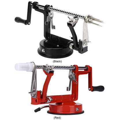 Apple Peeler 3 in 1 Stainless Steel Core Slice Cutter Hand-Cranked Fruit Peeler Slicing Tools Kitchen Apple Slicer Corer Cutter