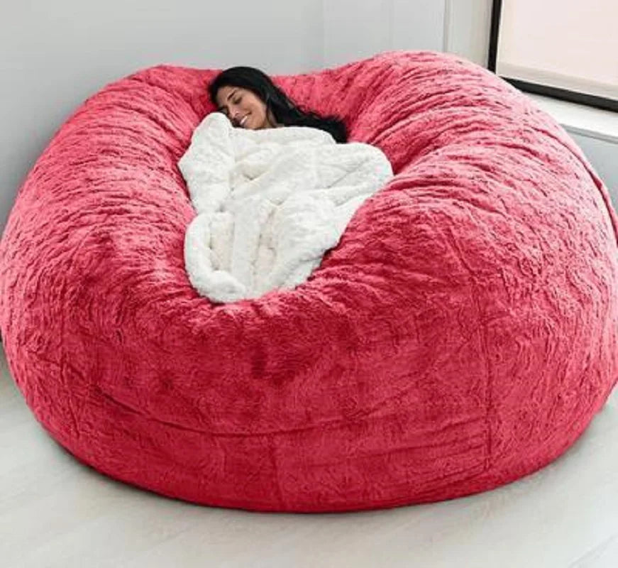 Dropshipping Big Bean Bag Sofa Puff No Filler Floor Seat Futon Lazy Sofa Bed Couch Tatami Comfy Lounge Chair