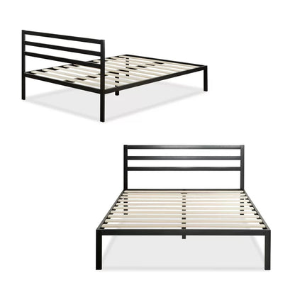 Santrell 14-Inch Contemporary Metal Platform Bed