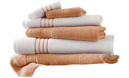 6-Piece 100% Cotton Towel Set