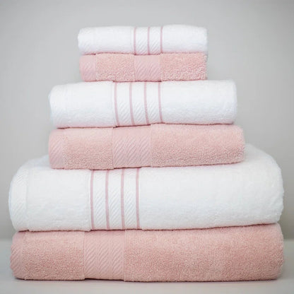 6-Piece 100% Cotton Towel Set