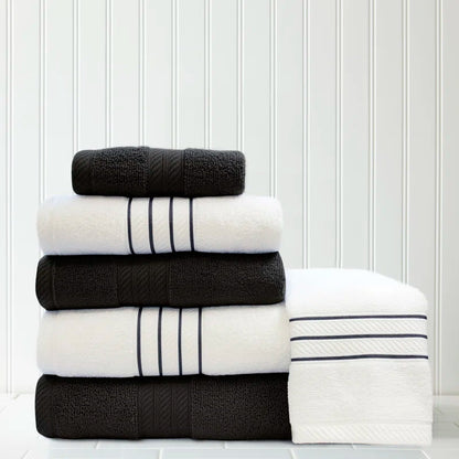 6-Piece 100% Cotton Towel Set