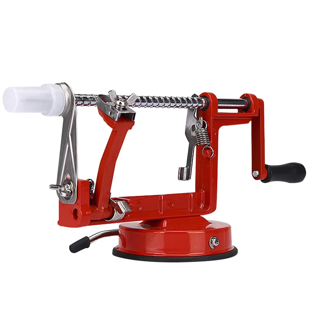 Apple Peeler 3 in 1 Stainless Steel Core Slice Cutter Hand-Cranked Fruit Peeler Slicing Tools Kitchen Apple Slicer Corer Cutter