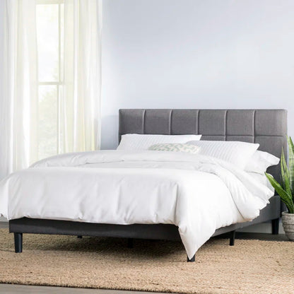 Suhavi Contemporary Modern Upholstered Platform Bed