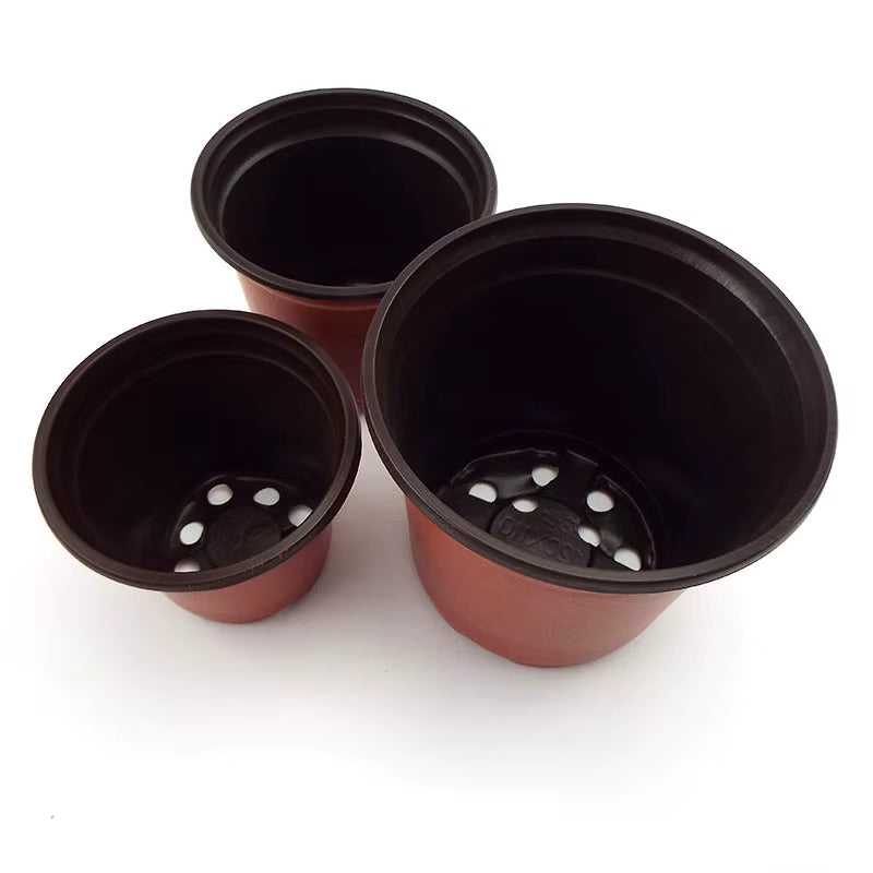 50Pcs Plant Pot Planting Flower Nursery Starter Cup Grow Home Flowerpot Gardening Container with Hollows Garden Tool