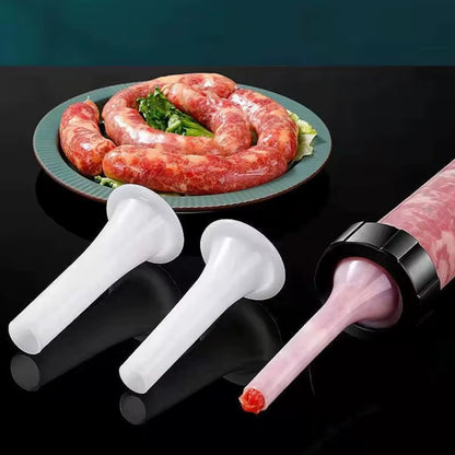 Manual Sausage Maker Manual Sausage Syringe Sausage Filler Homemade Sausage Stuffing Meat Machine Funnel Sausage Syringe